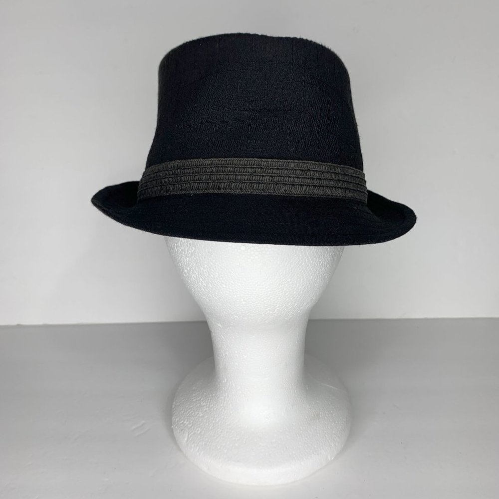NWT H3 SPORTSWEAR Black Banded‎ Fedora Jazz Hat OS - Picture 2 of 9